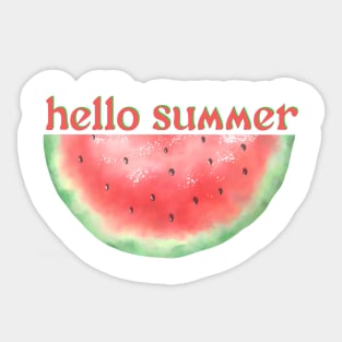 Hello Summer Sticker